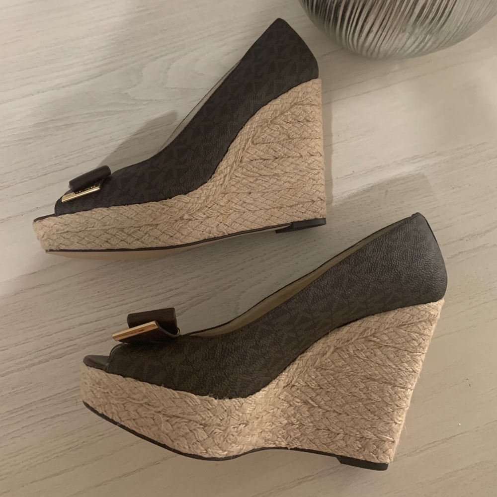 Beautiful New MK Logo Wedges